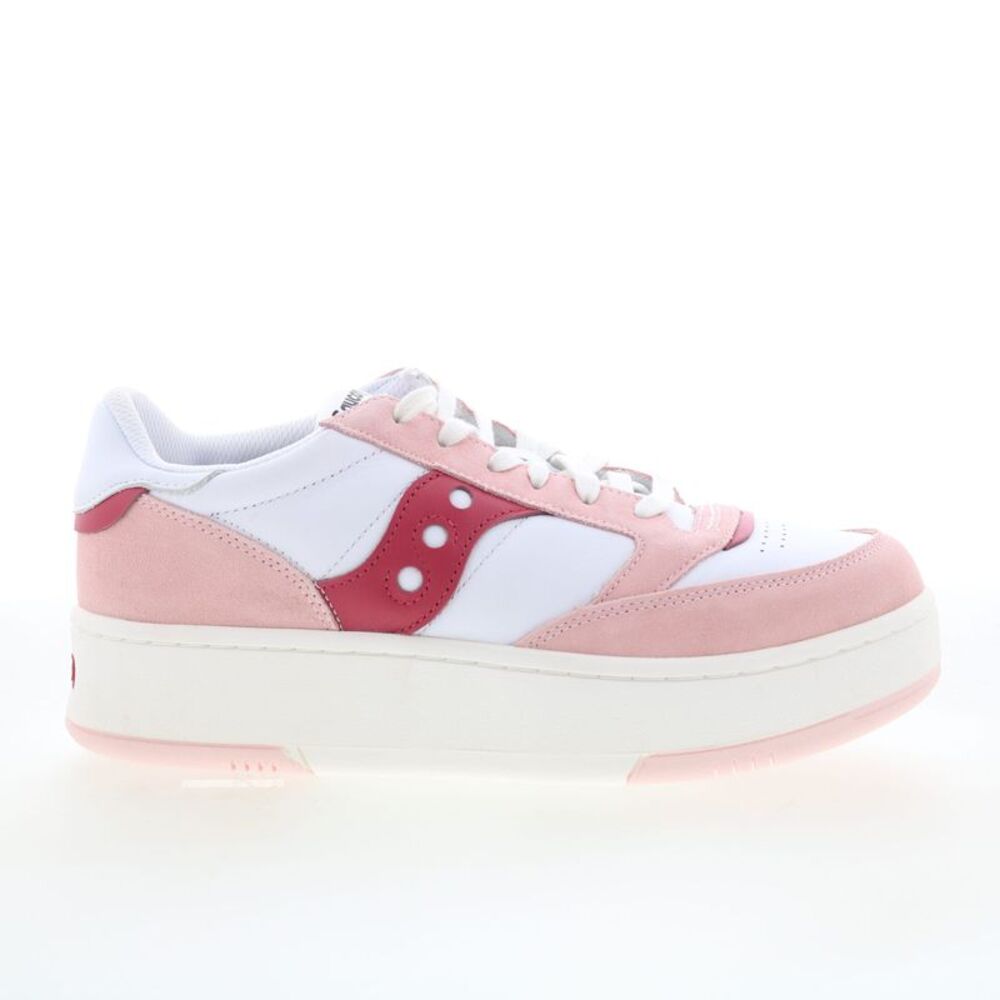 Saucony Womens Jazz Court Platform White Shoes (NWT)